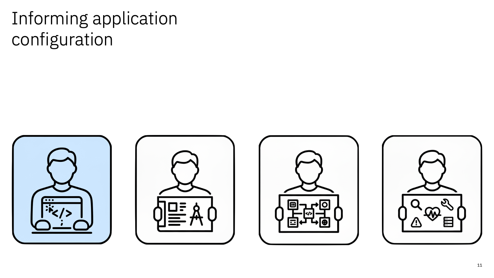 Informing application configuration